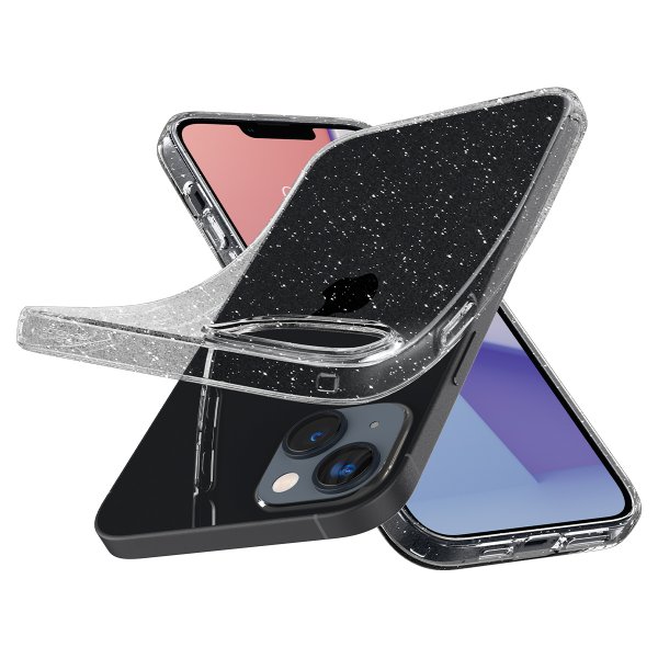 Spigen iPhone 14 Plus kuori Liquid Crystal Glitter Crystal Quartz