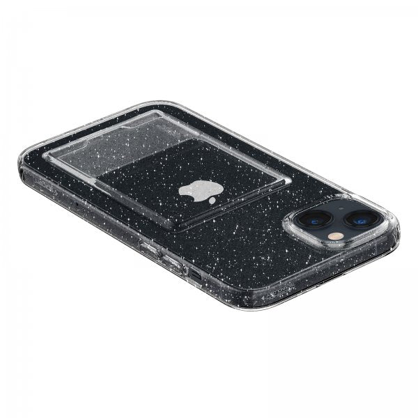 Spigen iPhone 14 Suojakuori Crystal Slot Glitter Crystal Quartz