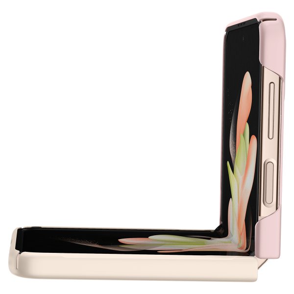 Spigen Samsung Galaxy Z Flip 4 AirSkin -suojakuori, Cotton Pink