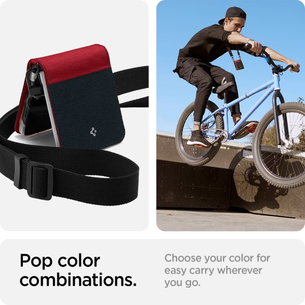 Spigen Samsung Galaxy Z Flip 4 -kuori Compoty Ladybug