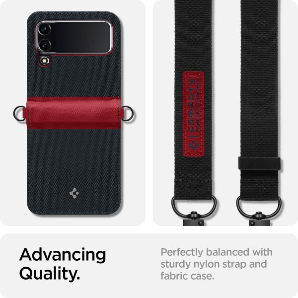 Spigen Samsung Galaxy Z Flip 4 -kuori Compoty Ladybug