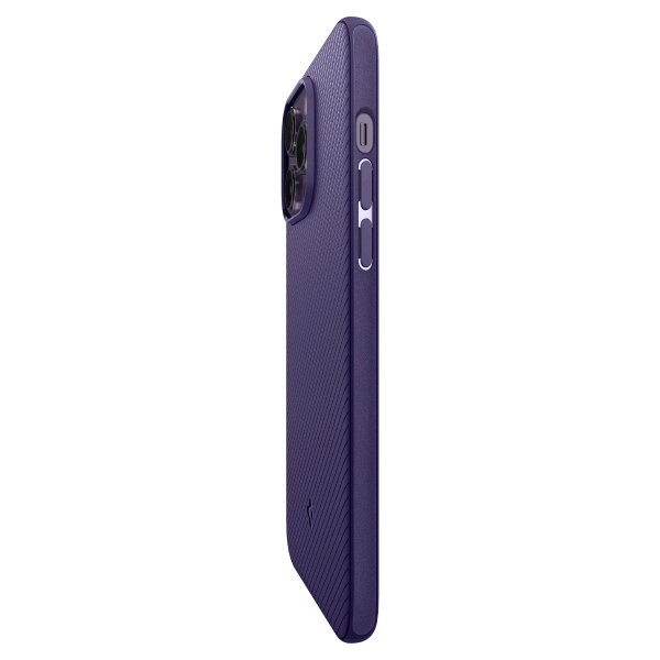 Spigen iPhone 14 Pro Max -kuori Mag Armor MagFit Deep Purple