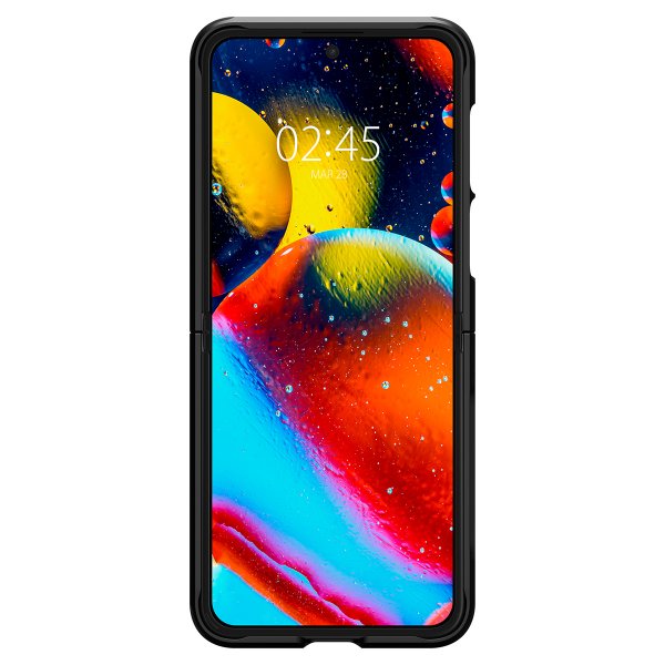 Spigen Samsung Galaxy Z Flip 5 Tough Armor Pro -suojakuori, musta
