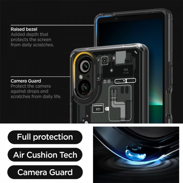 Spigen Sony Xperia 5 V Kotelo Ultra Hybrid Zero One