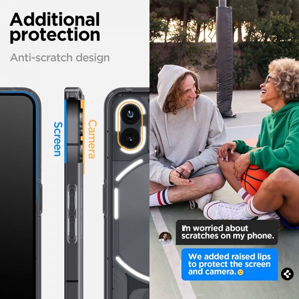 Spigen Nothing Phone (2) Ultra Hybrid Space Crystal -suojakuori