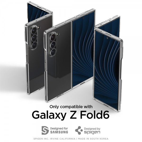 Spigen Samsung Galaxy Z Fold 6 Suojakuori Air Skin Crystal Clear