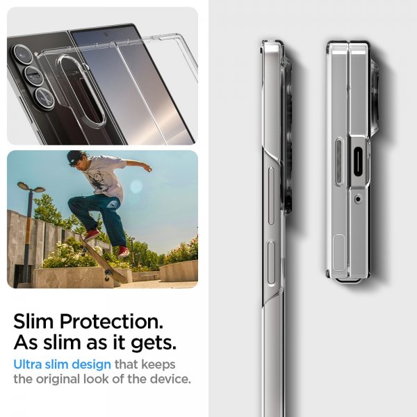 Spigen Samsung Galaxy Z Fold 6 Suojakuori Air Skin Crystal Clear