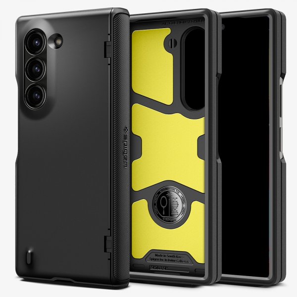 Spigen Samsung Galaxy Z Fold 6 Suojakuori Slim Armor Pro, Musta