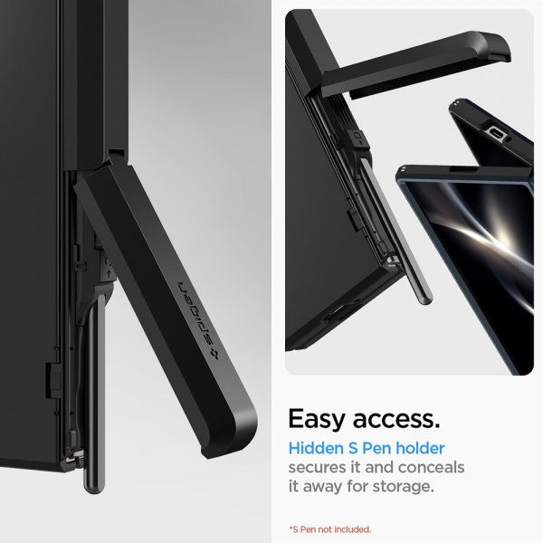 Spigen Samsung Galaxy Z Fold 6 Tough Armor Pro P Musta kuori