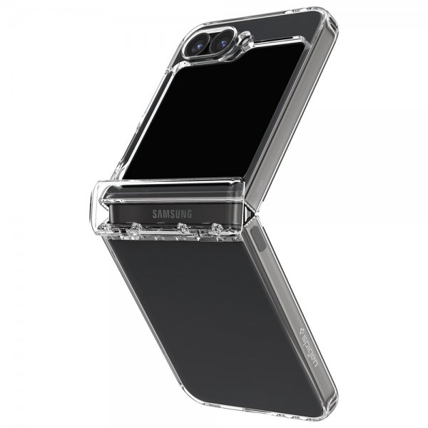 Spigen Samsung Galaxy Z Flip 6/Flip 7 FE Ultra Hybrid Pro Crystal Clear -suojakuori