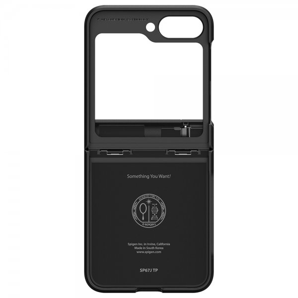 Spigen Samsung Galaxy Z Flip 6/Flip 7 FE suojakuori Tough Armor Pro, musta