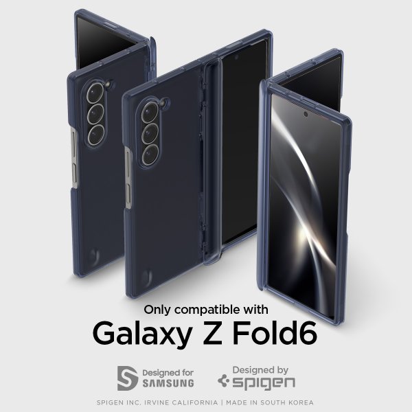 Spigen Samsung Galaxy Z Fold 6 Ultra Hybrid Pro -kuori, Frost Navy Blue