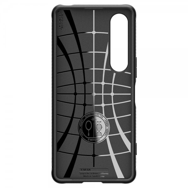 Spigen Sony Xperia 1 VI -kuori Rugged Armor Matte Black
