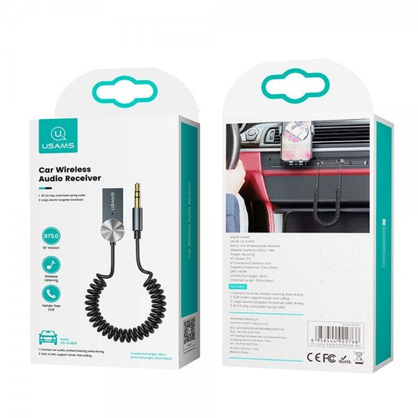 USAMS 3.5mm AUX - langaton Bluetooth-adapteri