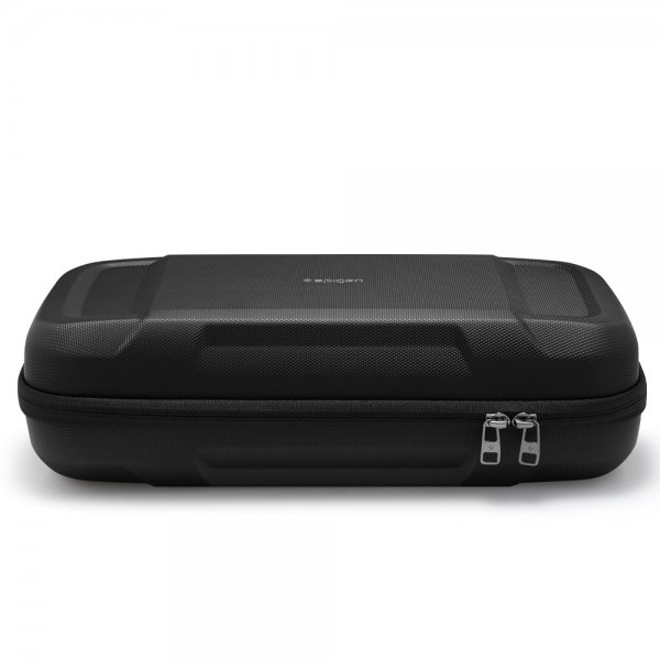 Spigen Steam Deck/Steam Deck OLED -kotelo Rugged Armor Pro Pouch, musta