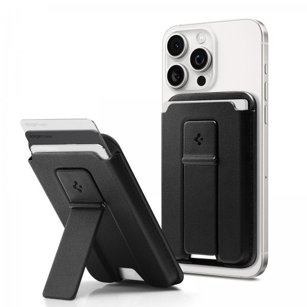 Spigen MagSafe -korttikotelo Smart Fold 2 MagFit Musta