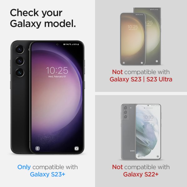 Spigen Samsung Galaxy S23 Plus -näytönsuoja Neo Flex 2-pakkaus
