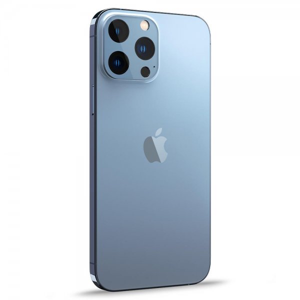 Spigen iPhone 13 Pro/iPhone 13 Pro Max Kameran suoja, Glas.tR Optik 2 kpl Sierra Blue