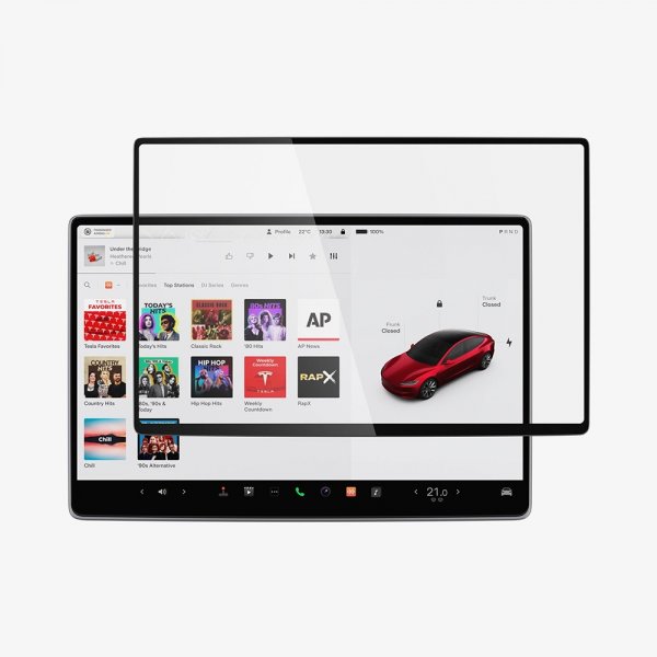 Spigen Näytönsuoja GLAS.tR EZ FIT Anti-Glare Tesla Model 3 (2024)