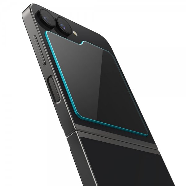 Spigen Samsung Galaxy Z Flip 6/Flip 7 FE Näytönsuoja GLAS.tR EZ Fit 2-pakkaus