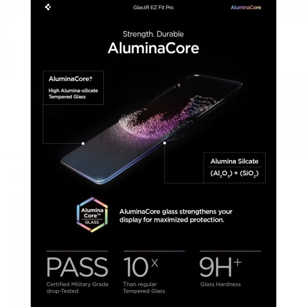 Spigen Sony Xperia 10 VII -näytönsuoja GLAS.tR EZ Fit Pro 2-pakkaus