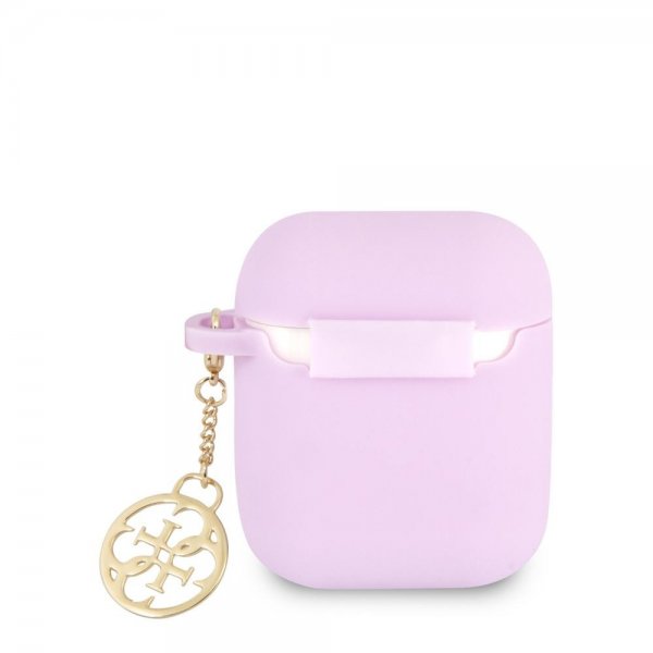 Guess AirPods 1/2 Kuoret Classic Logo 4G Charm Violetti
