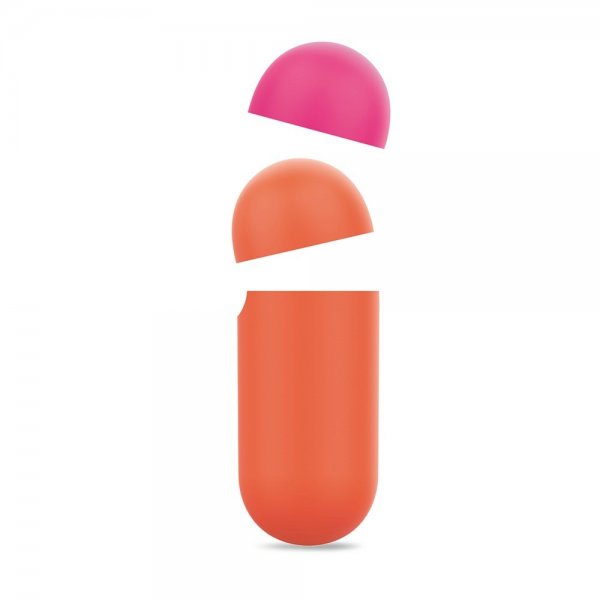Puro AirPods 1/2 Kuori Icon Orange