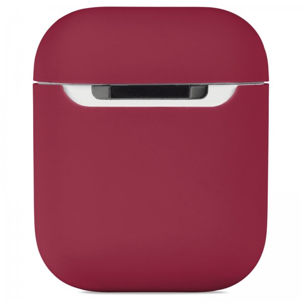 holdit AirPods 1/2 Kuoret Silikoni Red Velvet