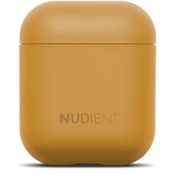 Nudient AirPods 1/2 Kuori Thin Case Saffron Yellow