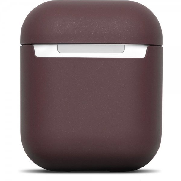 Nudient AirPods 1/2 kuoret Thin Case Sangria Red
