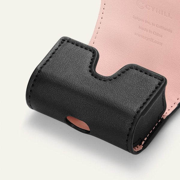 Cyrill AirPods 3 -kuoret Mini Bag Classic Leather Black