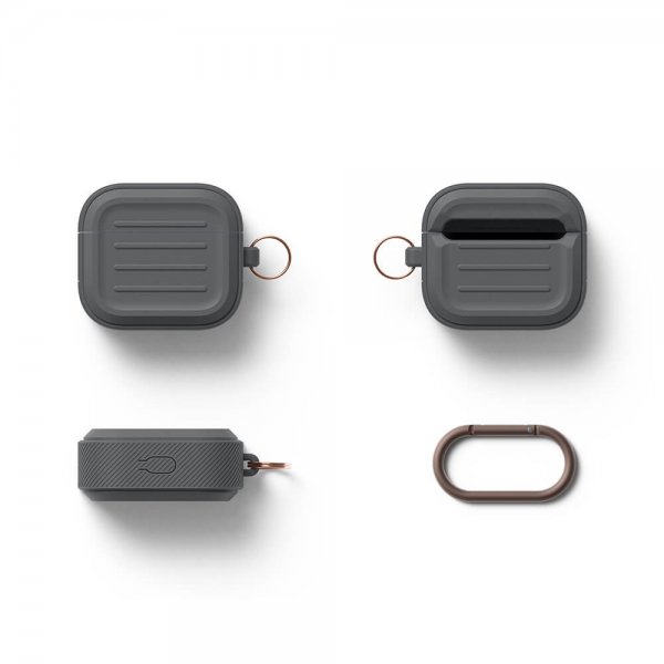 Elago AirPods 3 -kuori Armor Case, tummanharmaa