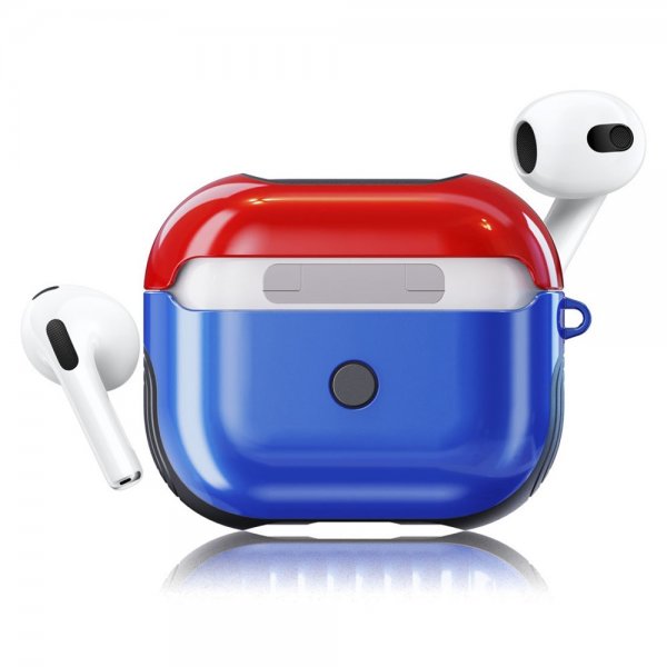 AirPods 3 Kuori Kumipintainen Sininen Punainen