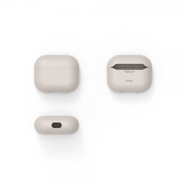 Elago AirPods 3 -kuori Liquid Hybrid Stone