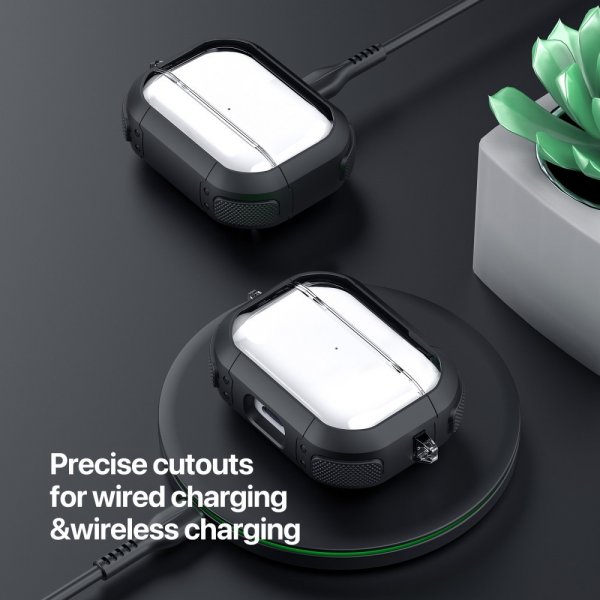 Dux Ducis AirPods 3 -suojakuori PECD-sarja, musta