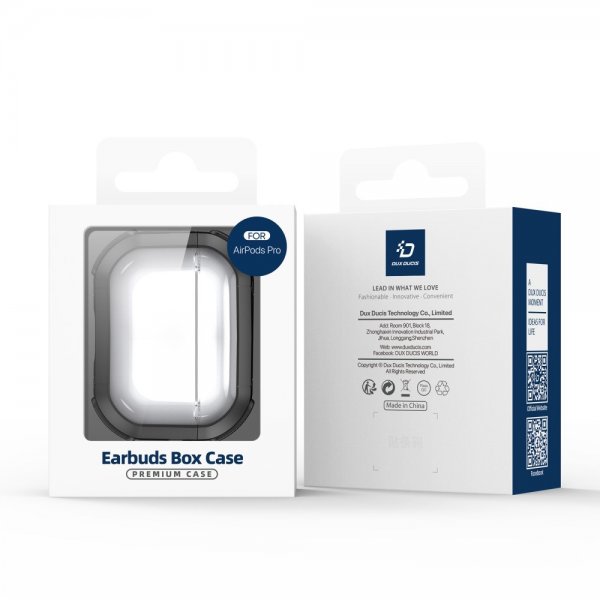 Dux Ducis AirPods 3 -suojakuori PECD-sarja, musta