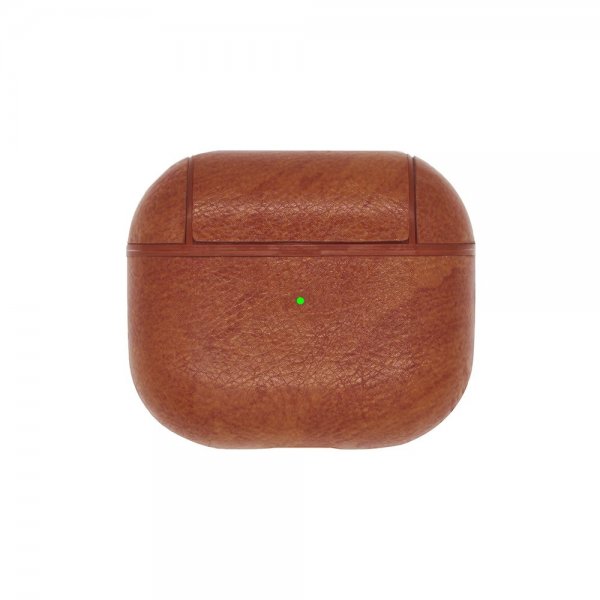 AirPods 3 -kotelo PU-nahkaa, vaaleanruskea