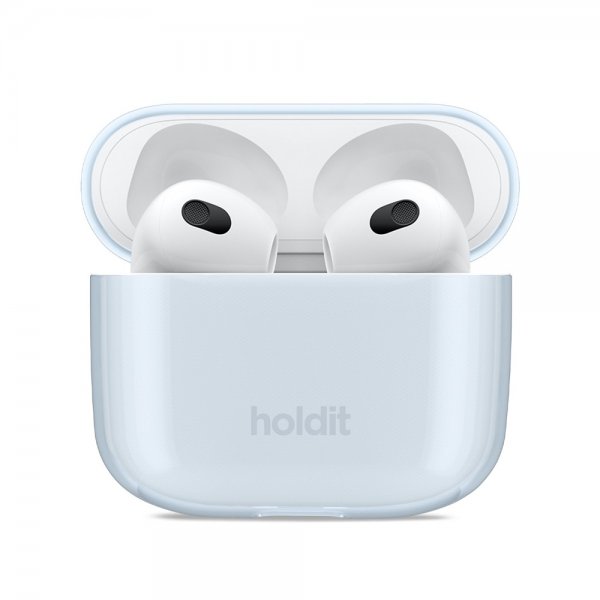 holdit AirPods 3 -suojakuori, läpinäkyvä mineraalinsininen
