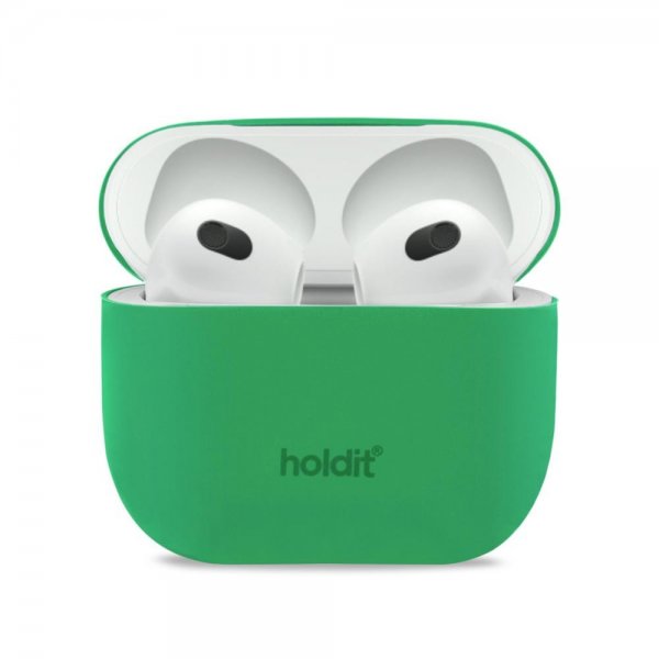 holdit AirPods 3 -silikonisuoja, Grass Green