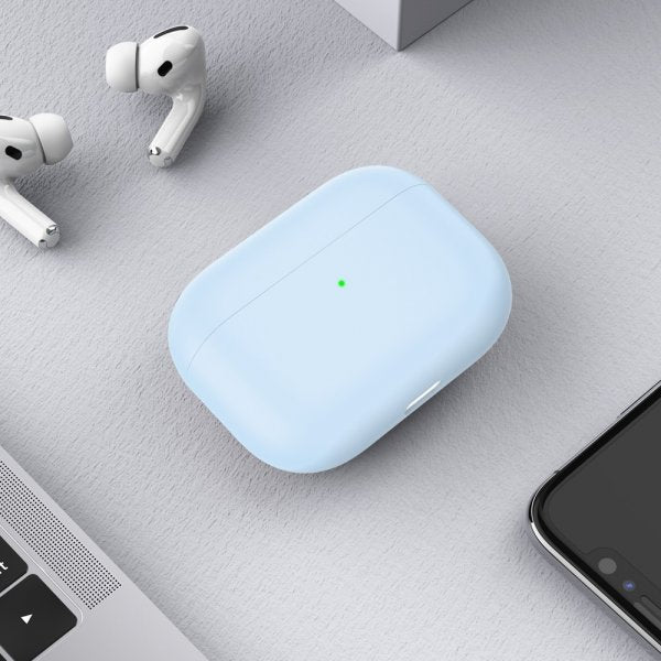 AirPods 3 -kuoret, silikonia, vaaleansininen