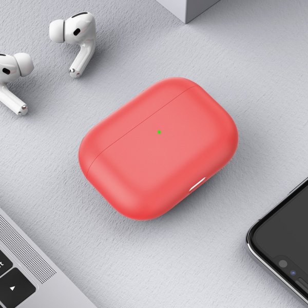 AirPods 3 -kuoret, silikonia, punainen