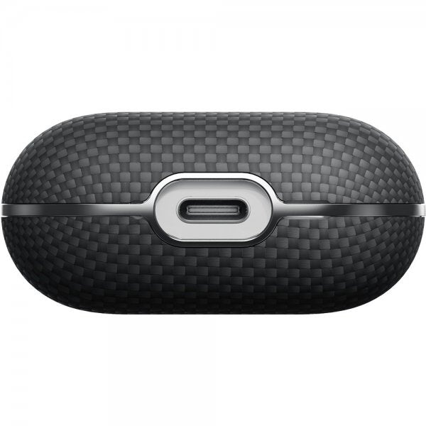 Pitaka AirPods 4 -kuori aramidihiilikuitu musta/harmaa
