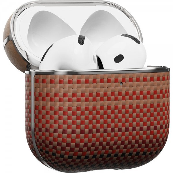 Pitaka AirPods 4 -kuori aramidihiilikuitua, Sunset