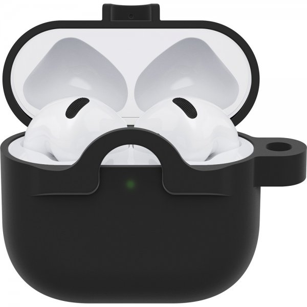 Otterbox AirPods 4 -kuulokekotelo, musta/kirkas