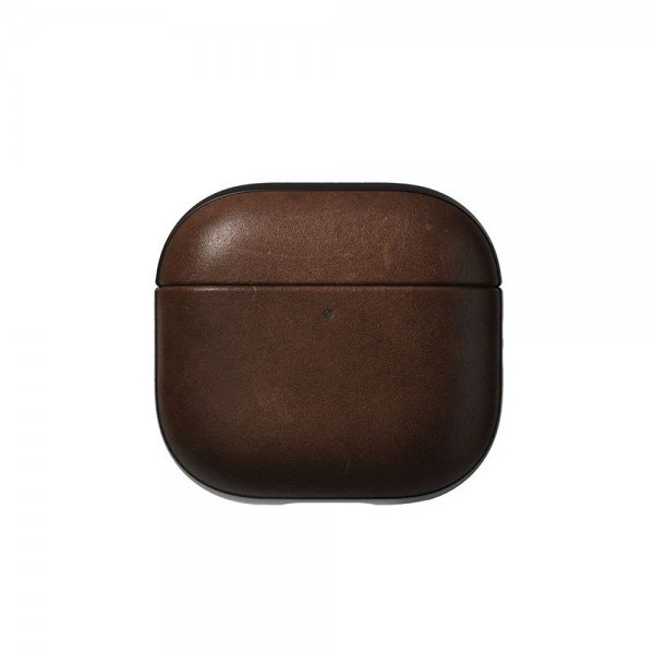 Nomad AirPods 4 Kuori Modern Leather Case Ruskea