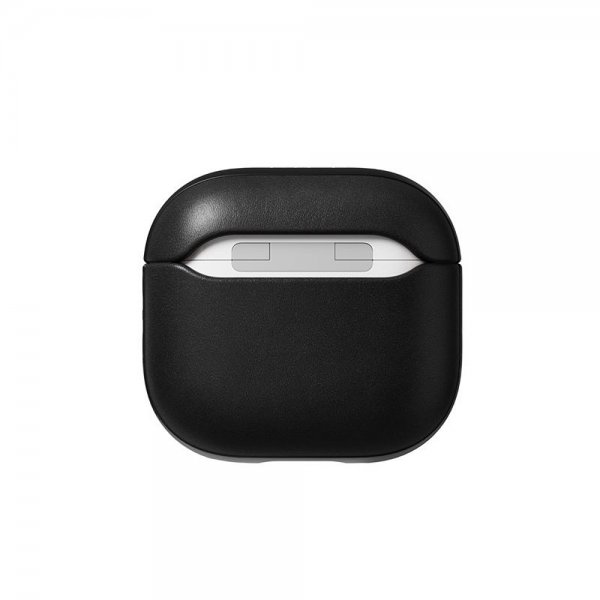 Nomad AirPods 4 -kuori, Modern Leather Case, musta