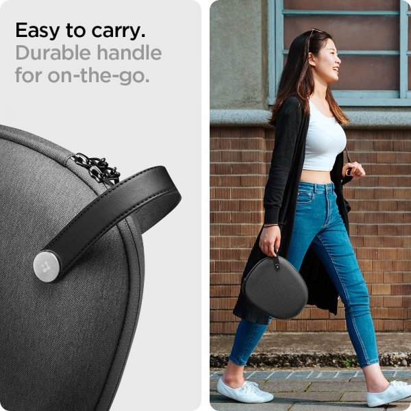 Spigen AirPods Max -suojakotelo Klasden Pouch Charcoal Gray