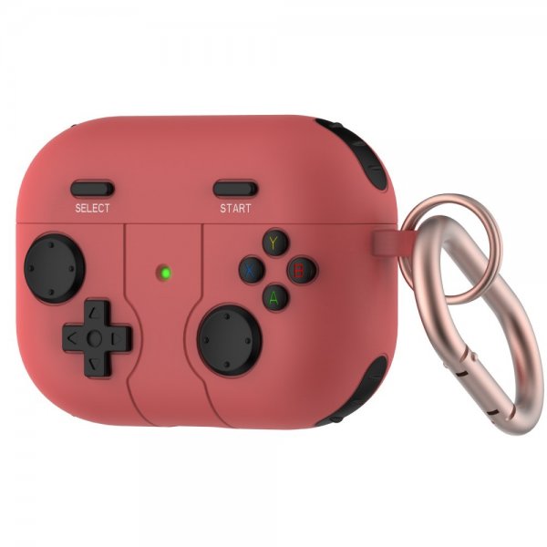 AirPods Pro 2 -kuori, Gamepad-design, punainen