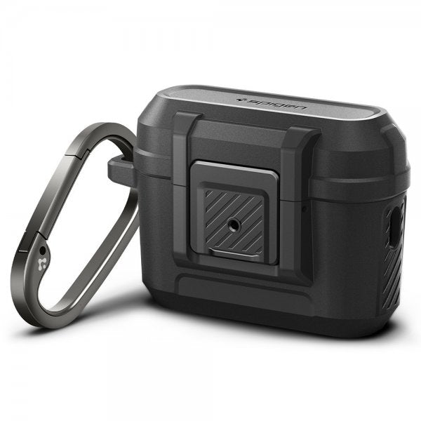 Spigen AirPods Pro 2 -kuori Lock Fit Matte Black