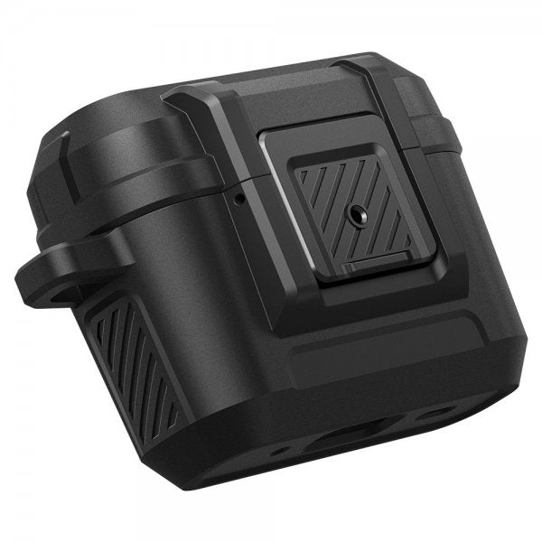 Spigen AirPods Pro 2 -kuori Lock Fit Matte Black